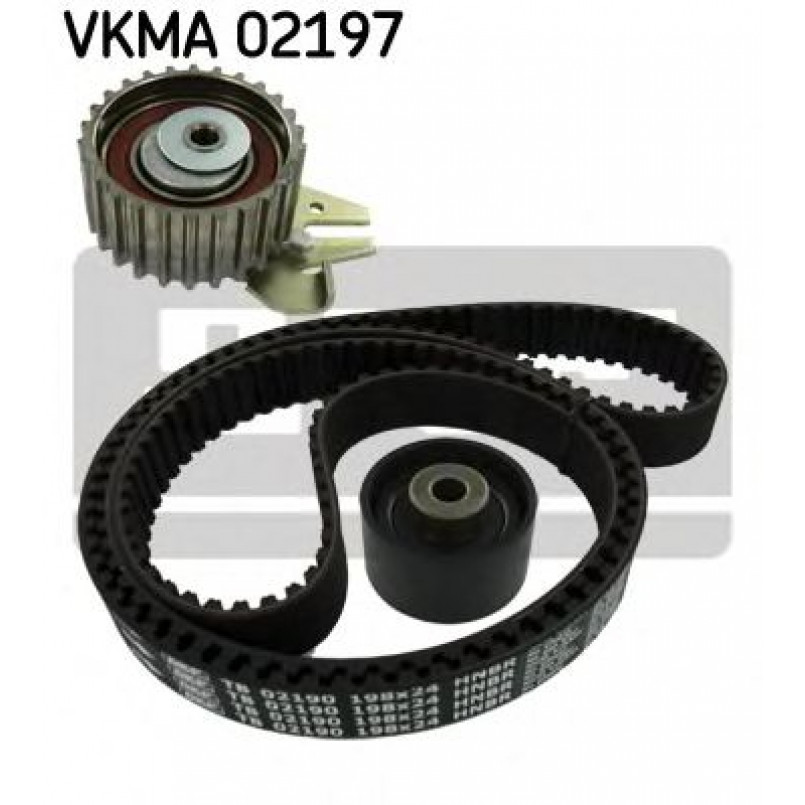 VKMA 02197 SKF Комплект (ремінь+ролики)